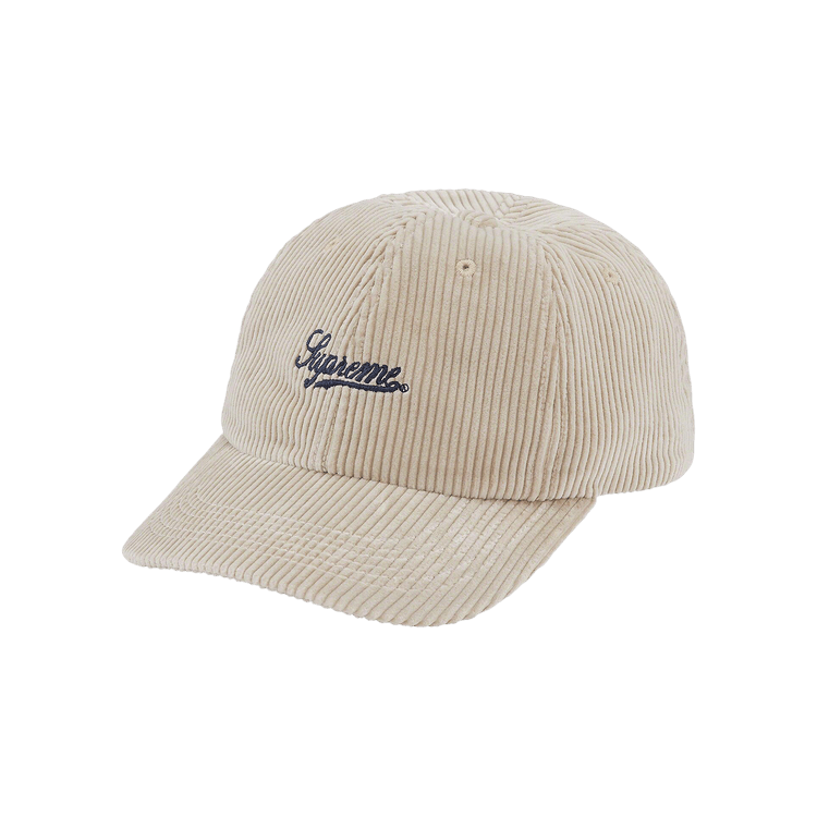 Supreme Script Corduroy 6-Panel 'White'