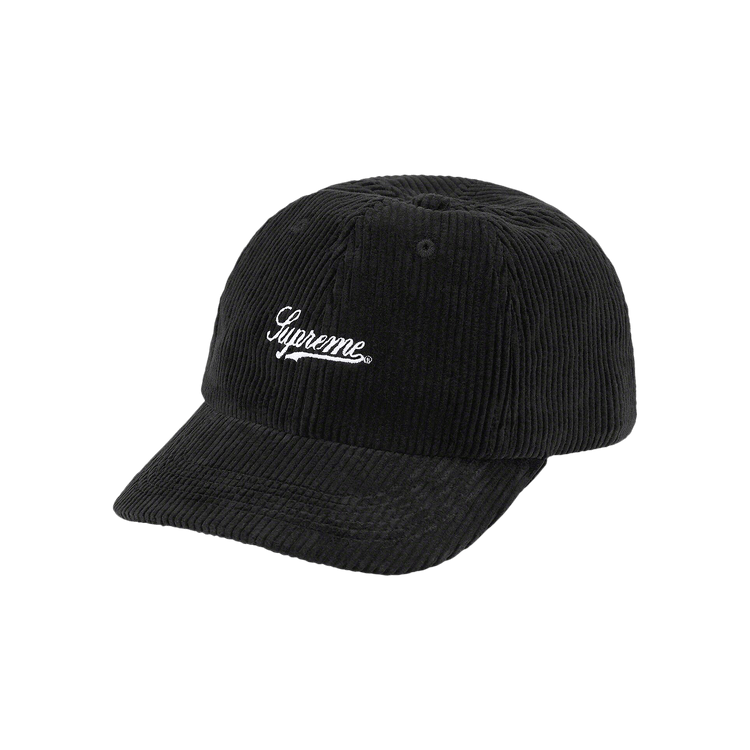 Supreme Script Corduroy 6-Panel 'Black'