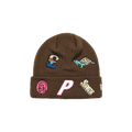 Palace x New Era Jesus Beanie 'Brown'