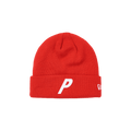Palace x New Era P Beanie 'Red'