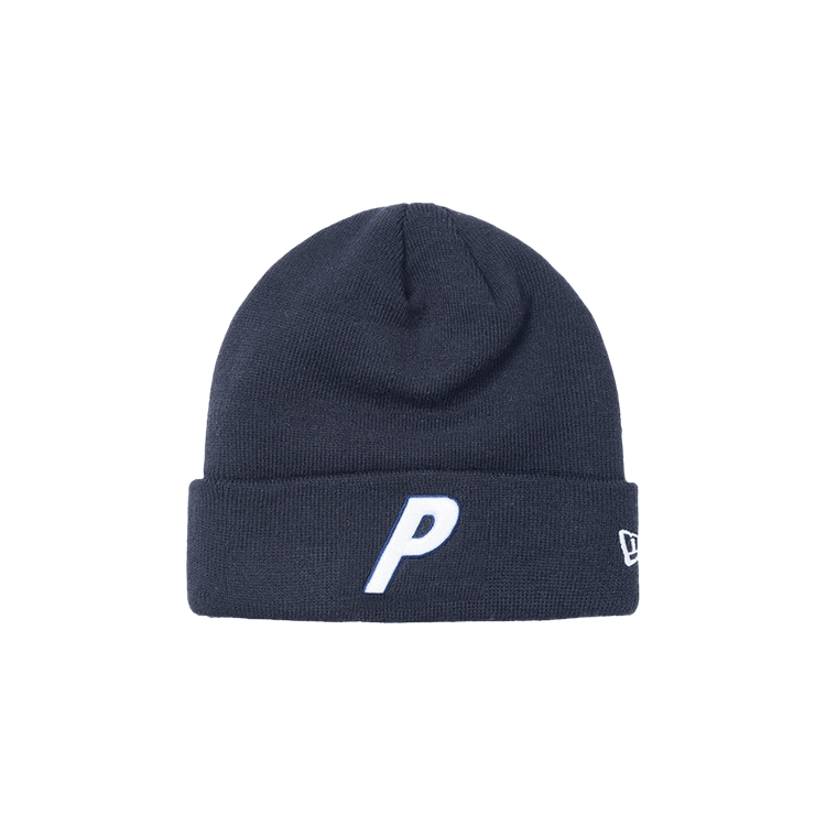 Palace x New Era P Beanie 'Navy'