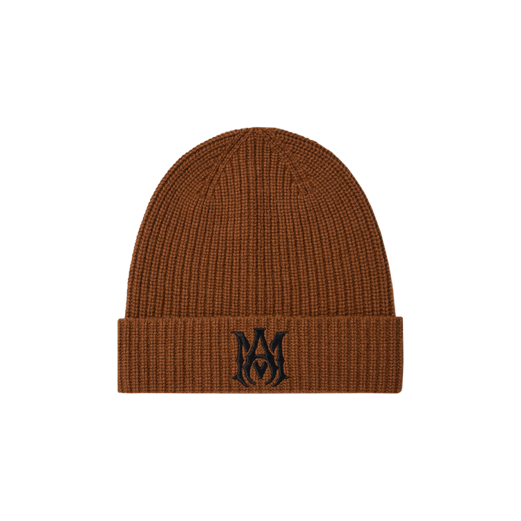 Amiri MA Logo Beanie 'Brown'