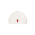 Ami Beanie 'Off White/Red'