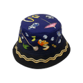 Casablanca Casa Club Nuit Printed Bucket Hat 'Navy Blue'