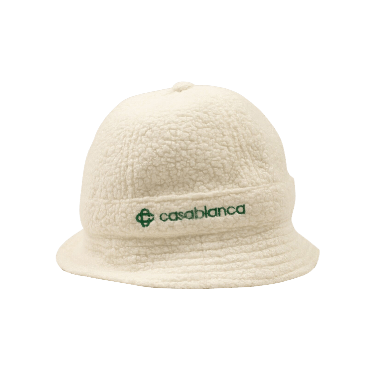 Casablanca Sherpa 6 Panel Bucket Hat 'Off White'