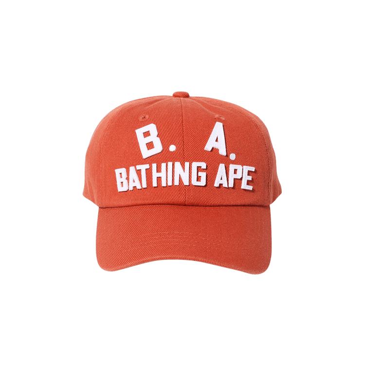 BAPE B.A. Washed Twill Cap 'Orange'