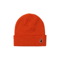 BAPE Ape Head One Point Knit Cap 'Orange'