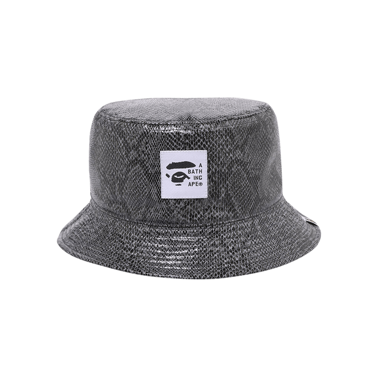 BAPE Snake Reversible Bucket Hat 'Grey'