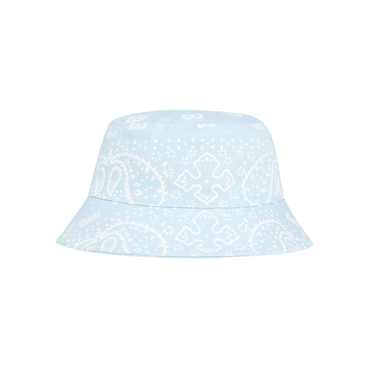 Rhude Bandana Canvas Bucket Hat 'Blue/White'