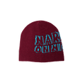 Marni Intarsia Logo Beanie 'Wine'