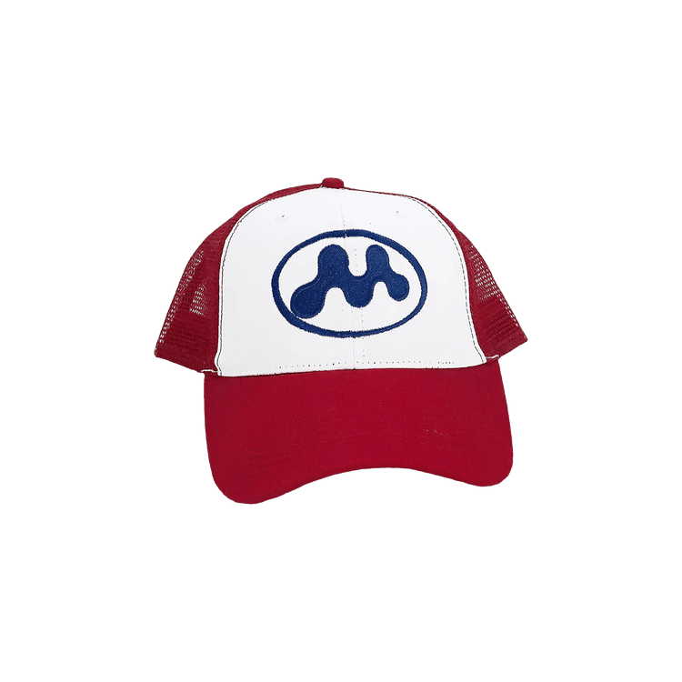 Mowalola Puff Puff Trucker Hat 'Red'