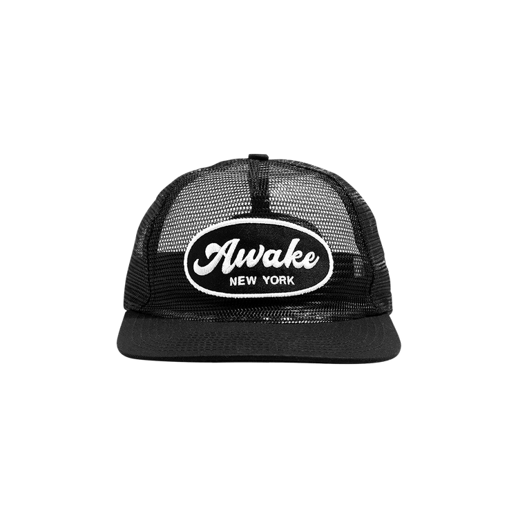 Awake NY Logo Patch Mesh Trucker Hat 'Black'