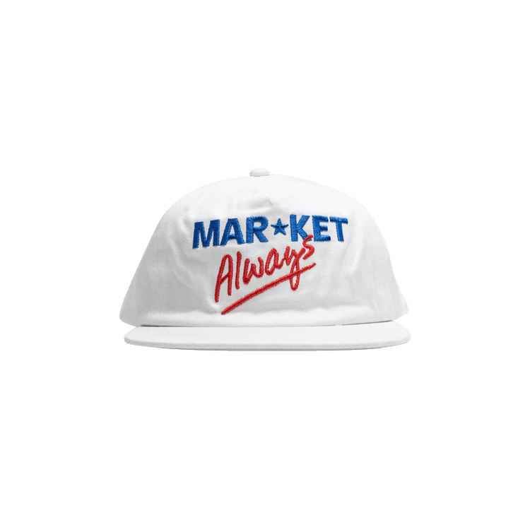 Market Low Prices 5 Panel Hat 'White'