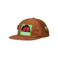 Market Land Escape 6 Panel Cord Hat 'Rust'