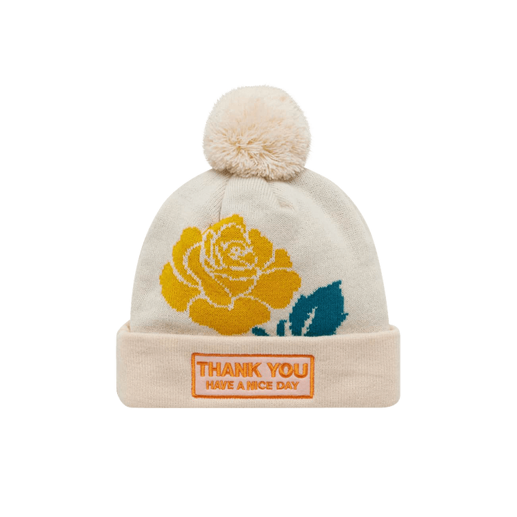 Market Rose Garden Beanie 'Cream'