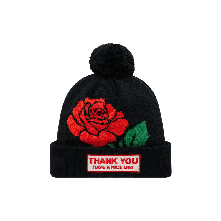 Market Rose Garden Beanie 'Black'