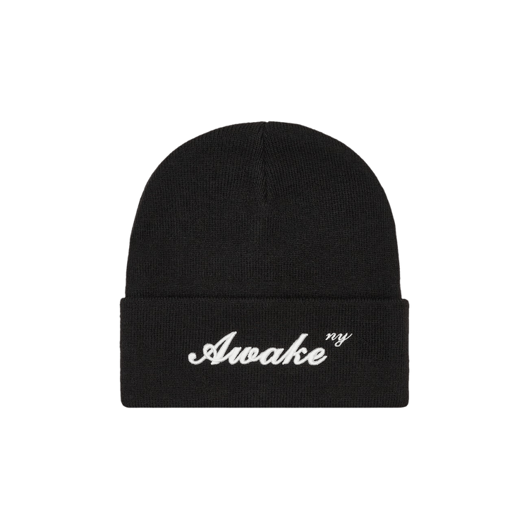 Awake NY Script Logo Beanie 'Black'