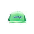 Awake NY Chrome Trucker Hat 'Lime Green'