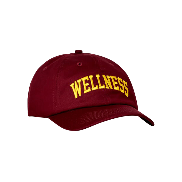 Sporty & Rich Wellness Ivy Hat 'Merlot/Gold'