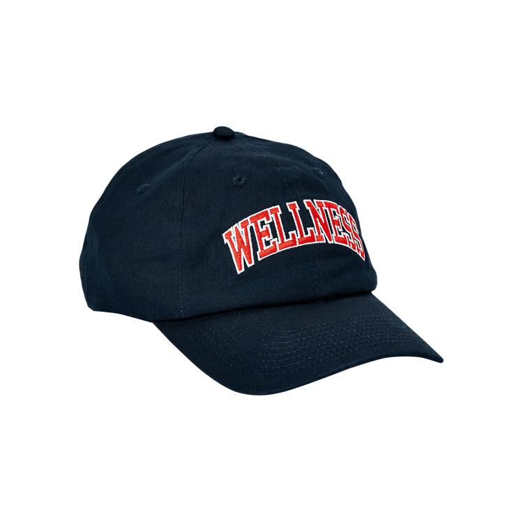 Sporty & Rich Wellness Ivy Hat 'Navy/Sports Red'