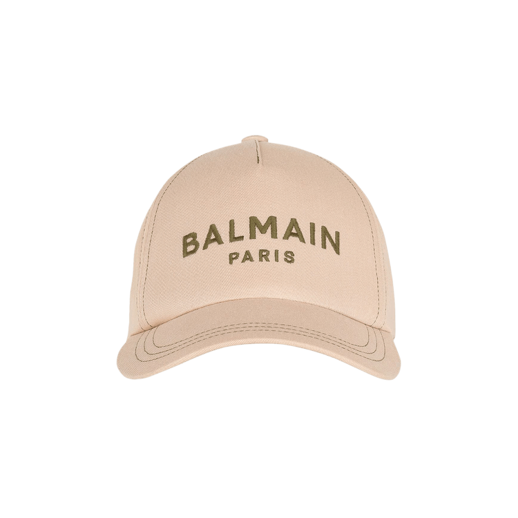 Balmain Cotton Baseball Cap 'Beige'