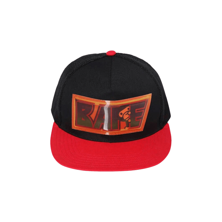 BAPE Lenticular Emblem Mesh Cap 'Black'