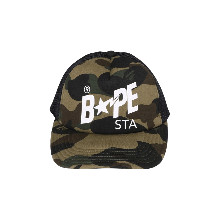 BAPE 1st Camo Sta Mesh Cap 'Green'