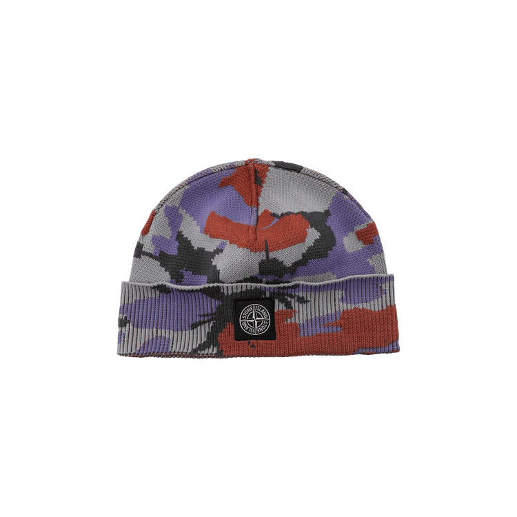 Stone Island Camouflage Print Beanie 'Multicolor'