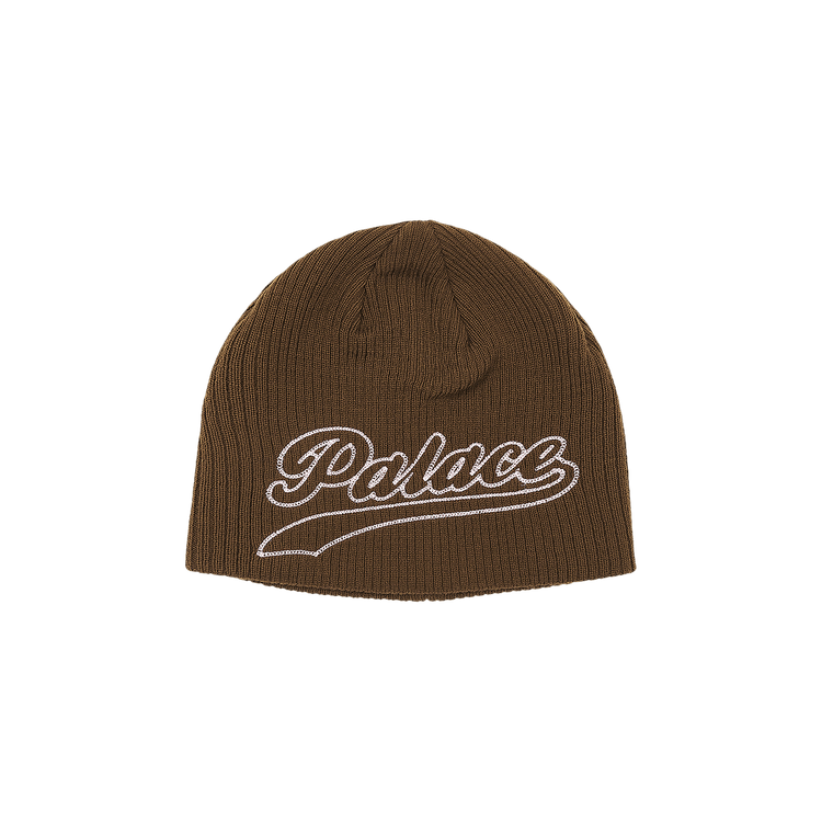Palace Script Nein Cuff Beanie 'Mocha'