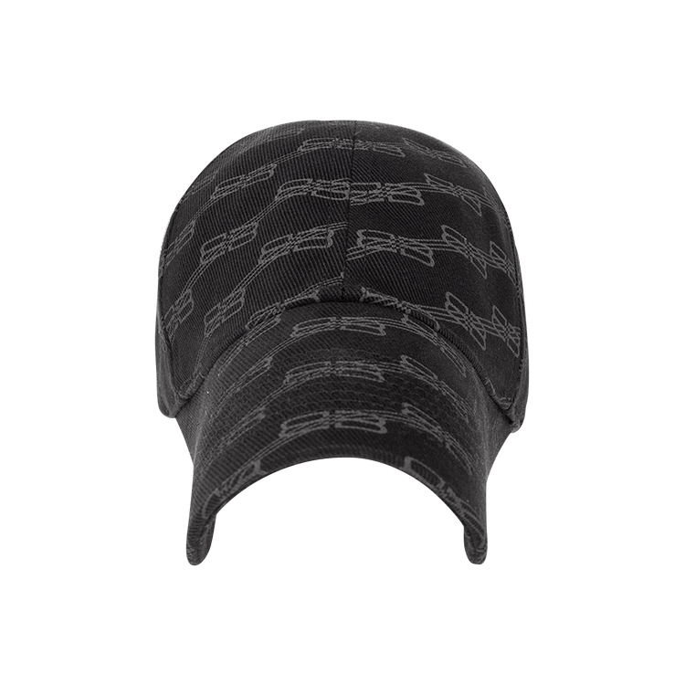 Balenciaga BB Monogram Cap 'Black/Grey'