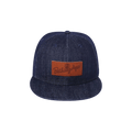 BAPE x New Era Leather Patch 9FIFTY Snapback Cap 'Navy/Indigo'