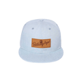 BAPE x New Era Leather Patch 9FIFTY Snapback Cap 'Blue/Light Indigo'