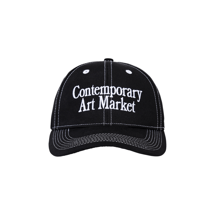 Market Contemporary Art Market Contrast 6 Panel Hat 'Black'