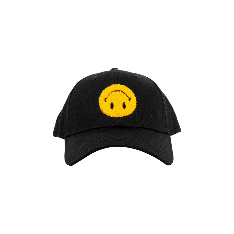 Market Smiley Upside Down 6 Panel Hat 'Black'