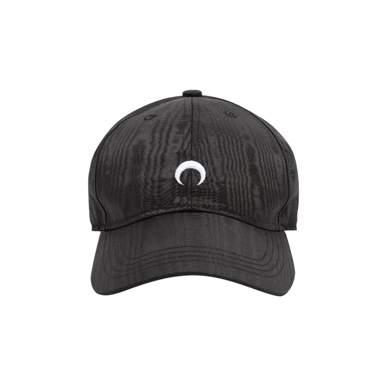 Marine Serre Regenerated Moire Cap 'Black'