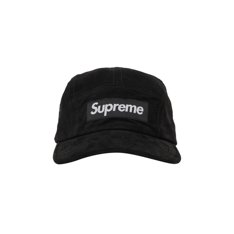 Supreme Suede Camp Cap 'Black'