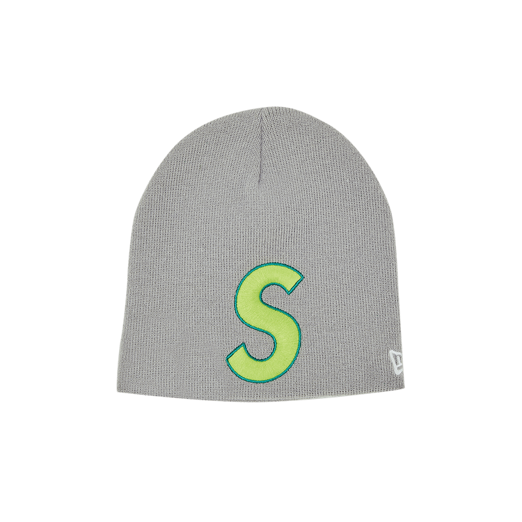 Supreme x New Era S Logo Beanie 'Grey'