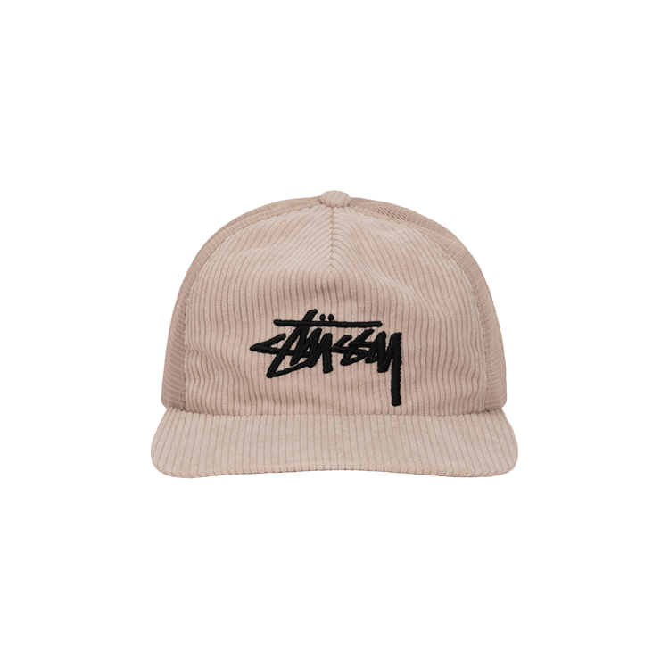 Stussy Corduroy Trucker Cap 'Cream'