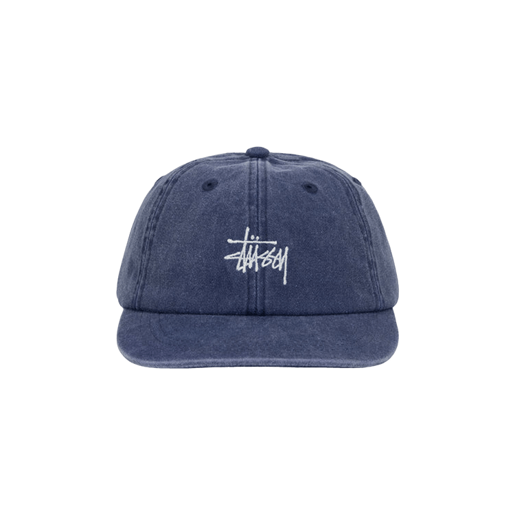 Stussy Washed Stock Low Pro Cap 'Navy'