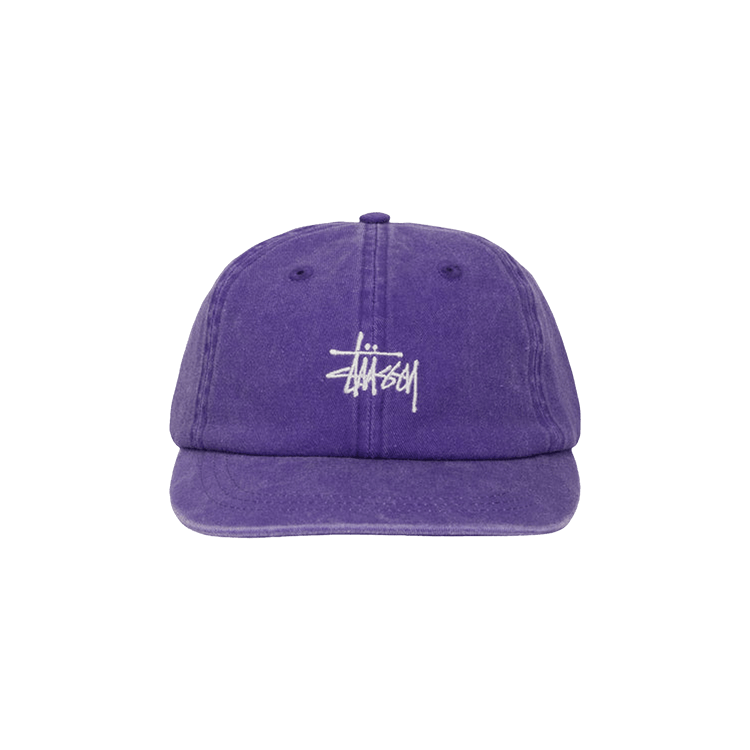 Stussy Washed Stock Low Pro Cap 'Grape'