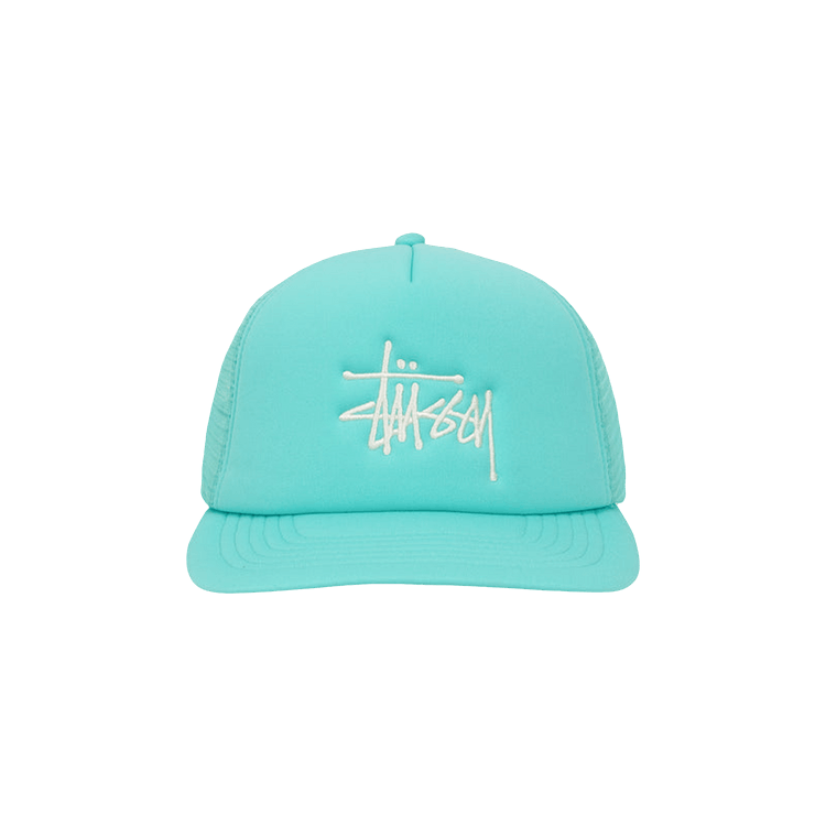 Stussy Big Basic Trucker Cap 'Turquoise'