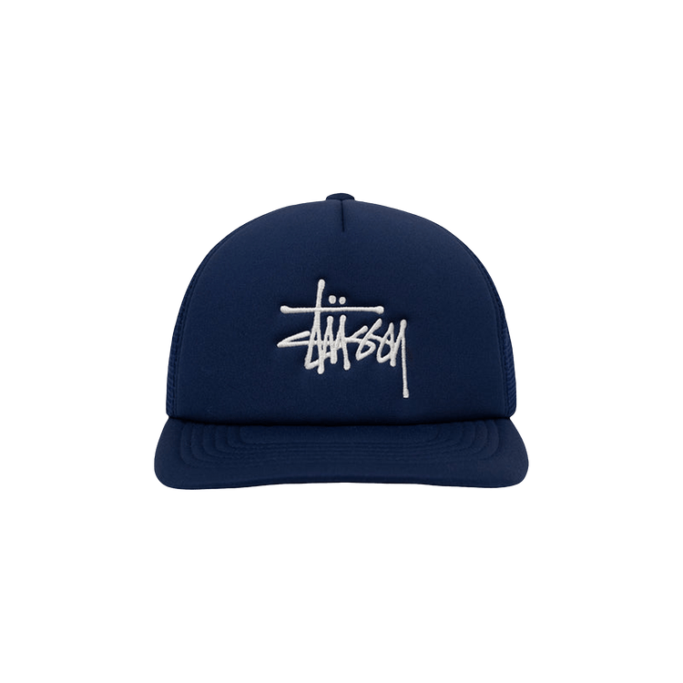 Stussy Big Basic Trucker Cap 'Navy'