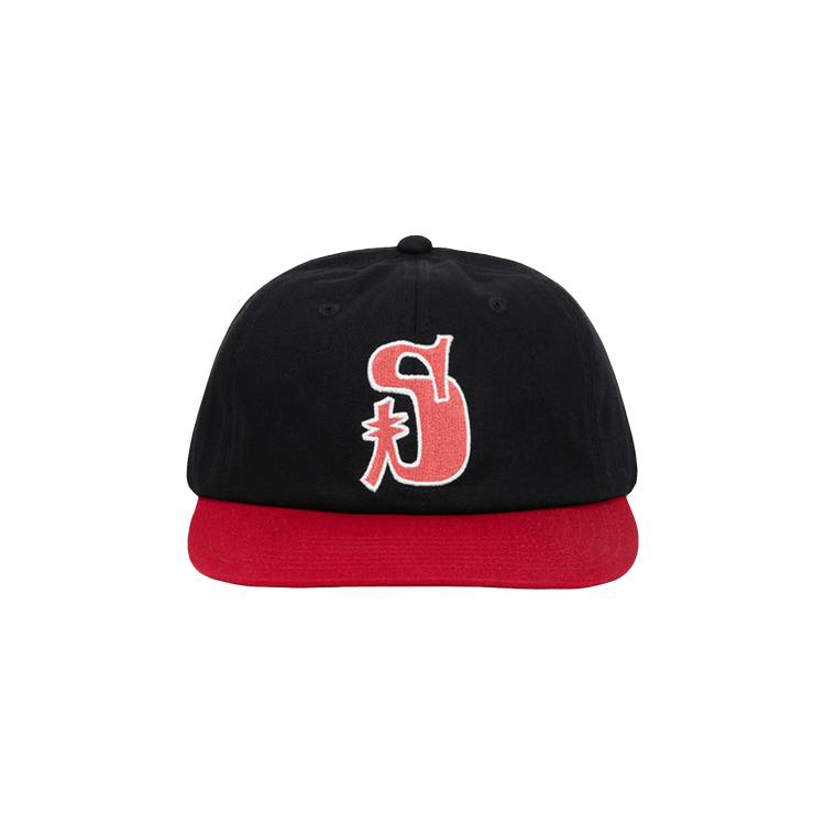 Stussy Vintage S Low Pro Cap 'Black/Red'