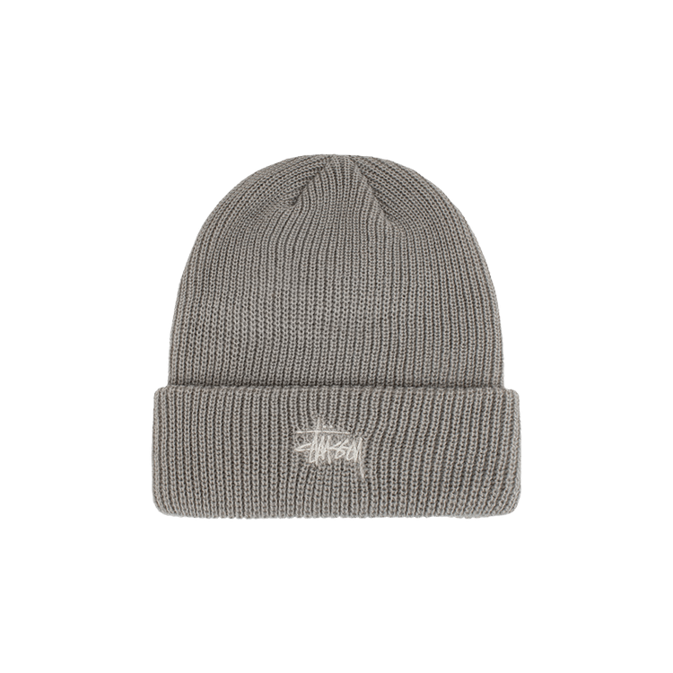 Stussy Basic Cuff Beanie 'Light Grey'