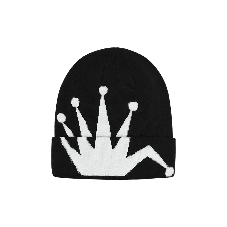 Stussy Crown Jacquard Cuff Beanie 'Black'