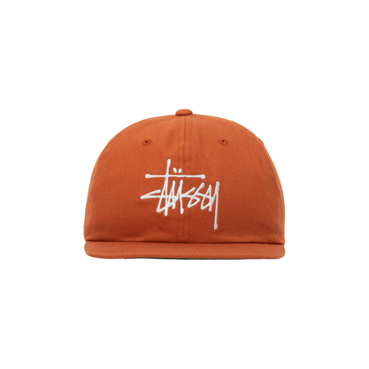 Stussy Basic Strapback Cap 'Dark Orange'