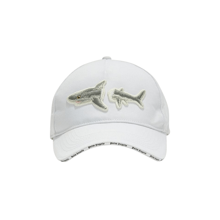 Palm Angels Broken Shark Cap 'Off White/Grey'