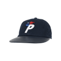 Palace Faux Leather Bunning Man Snapback 'Navy'
