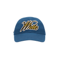 Off-White World Varsity Baseball Cap 'Blue/Yellow'