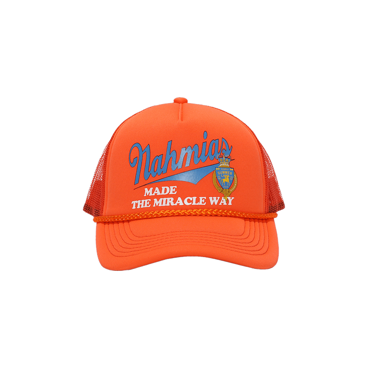 Nahmias Miller Way Foam Trucker Hat 'Orange/Blue'